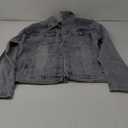 LZLER Mens Denim Jacket Stretchy Slim Fit Long Sleeve Jean Jacket for Men (XX-Large, Grey Blue)