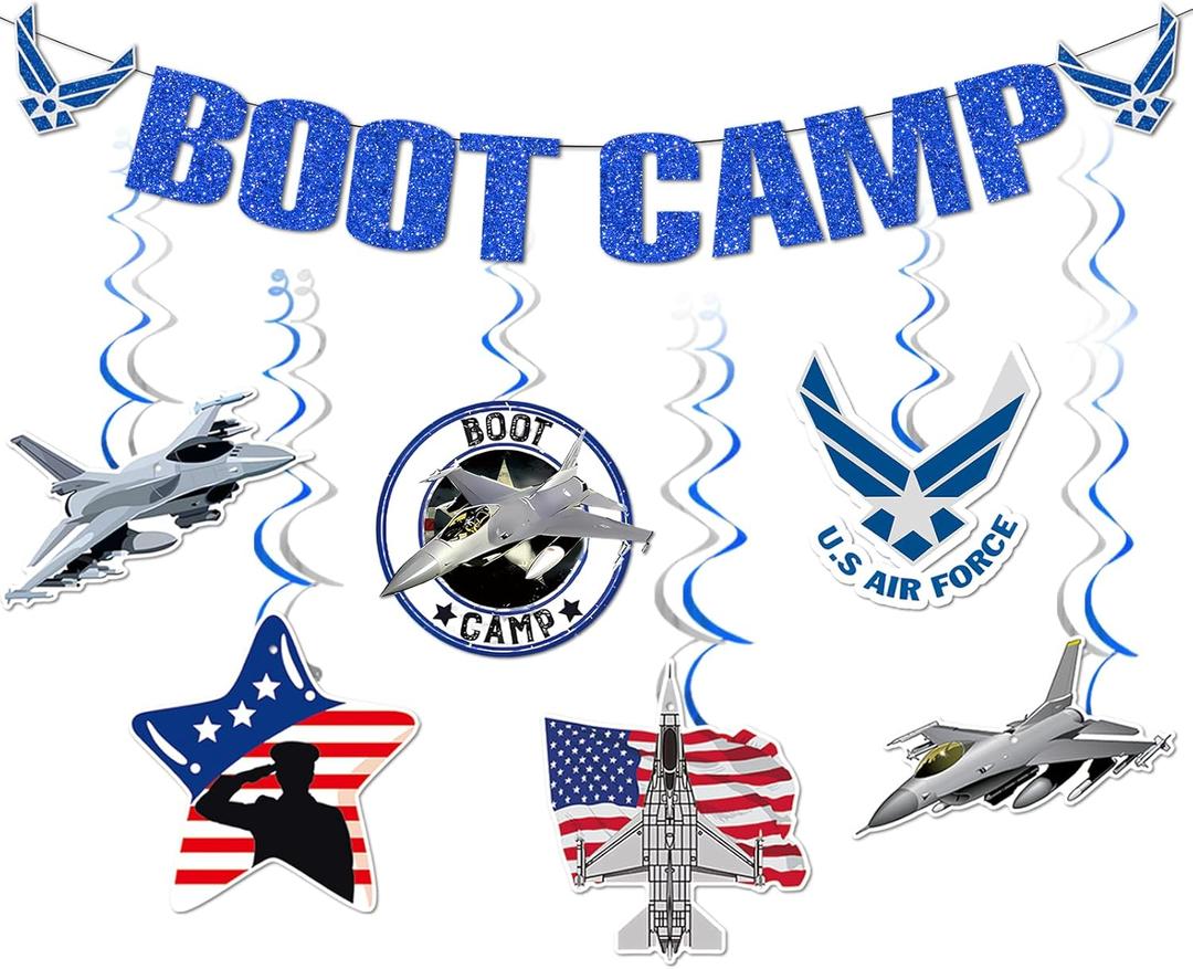 Boot Camp Bound Banner, Army Party Decorations, Army Boot Camp Banner, Military Decor, Army Decorations for Birthday Party