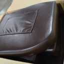 Phoenix Home Manual Recliner Chair Set of 2 with Massage and Heat, Ergonomic Overstuffed Breathable Fabric Recliner Single Sofa with 2 Cup Holders, Living Room Lounge Recliners on Clearance, Dark Gray