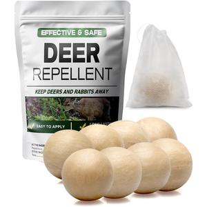 Deer Repellent, Deer & Rabbit Repellent for Plants, Deer Deterrent for Garden and Yard, Rabbit Repellant Outdoor, Keep Deers Away from Trees, Long-Lasting 2 Months Protection-8 Pack