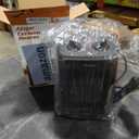 Space Heater, 1500W Electric Heaters Indoor Portable with Thermostat, PTC Fast Heating Ceramic Room Small Heater with Heating and Fan Modes for Bedroom, Office and Indoor Use (10IN)