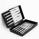 11PCS Small Precision Screwdriver Set, Premium Mini Screw Driver Set Kit, 6 Different Sizes of Flat Head Philips Screwdrivers for Watch, Eyeglasses, Electronics, Repair Box