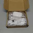 25ft USB C Power Adapter for Ring Spotlight Cam Plus/Pro (Battery) & Ring Outdoor Cam Plus (Battery), Outdoor Weatherproof Charger for Continuous Power, White