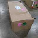 Amazon Basics Sturdy Foldable Plastic Chair, Portable, 350-Pound Capacity, White, 6-Pack