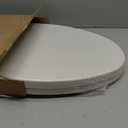 Toilet Seat Cover Elongated Durable PP Toilet Seat with Slow Close Hinges, Easy Clean White Replacement for American Standard Toilets