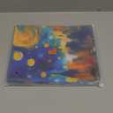 Van Gogh Style Watercolor Painting Placemats, 12 x 18 inch, Linen Placemat Kitchen Dining Room Decor Holiday Decor Rustic Vintage Waterproof Washable Placemat Set of 6