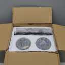 2-Light Crystal Bathroom Vanity Lights, Black Gold Modern Bathroom Light Fixtures Over Mirror Crystal Wall Lighting with Polished Gold Finish