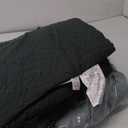 Geniospin Full Comforter Set, Bed in a Bag Sage 7-Pieces, All Season Comfortable Seersucker Bedding with Comforter, Pillow Sham, Flat Sheet, Fitted Sheet and Pillowcase (Dark Green, 80"x90")