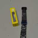 Abanen Stainless Steel Band for Fitbit Charge 6 / Charge 5 Advanced Tracker, Metal Adjustable Length Wristband Strap Compatible with Fitbit Charge 5 for Men and Women (Black)