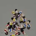 Bememo 25 Pcs Little Jesus Figures, Mini Jesus Loves You Figures, Original Design Multicolor Tiny Easter Figurines to Hide and Seek Religious Gifts for Easter Egg Stuffers(Lively Colors)