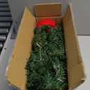 JOIEDOMI 24"/2FT Small Tabletop Christmas Tree with Multi-Color LED Lights, Table Top Christmas Decorations Pre-lit Artificial, Green Mini Lighted Tree for Xmas Decorations Indoor Party Dcor