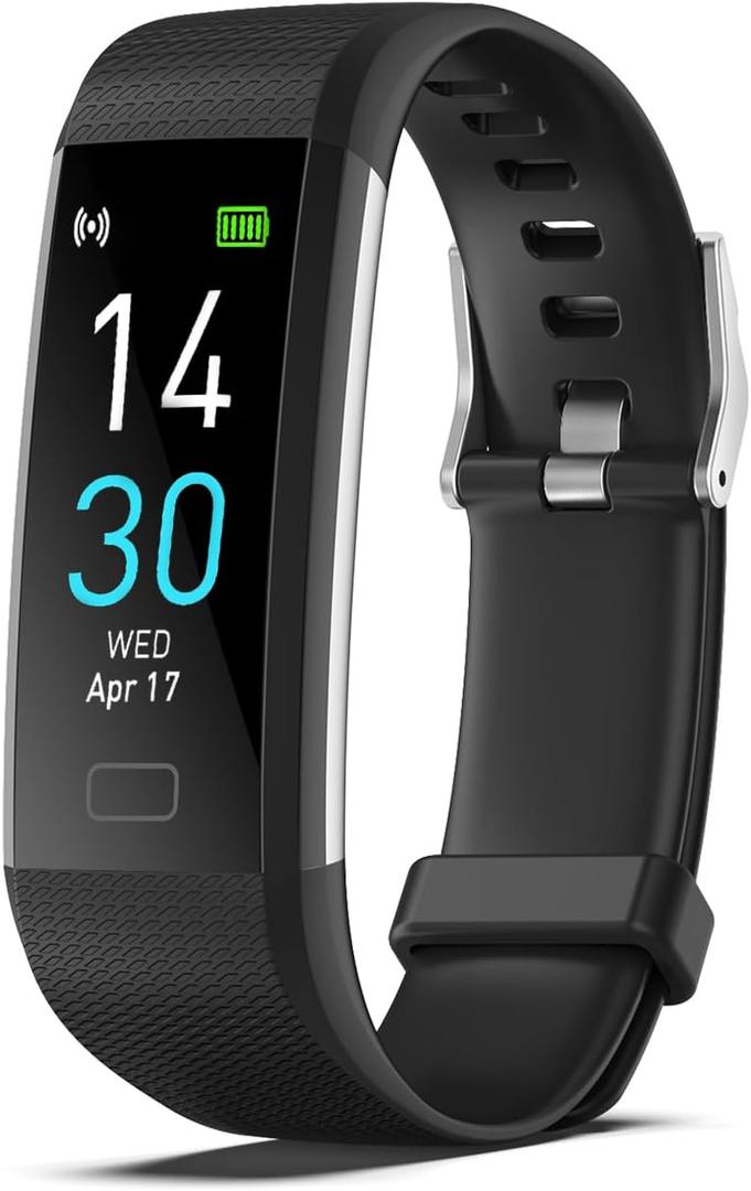  Fitness Tracker with Heart Rate Sleep Monitor Step Counter, Activity Tracker IP68 Smart Watch Health Tracker Pedometer for Man Women