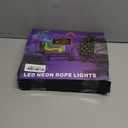 AILBTON 60Ft Neon Rope Lights,Flexible Led Rope Lights Control with App/Remote,Multiple Modes Rope Lights,IP65 Outdoor RGB Led Neon Light Waterproof,Music Sync Gaming