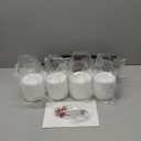 Indoi 4 Light Bathroom Light Fixtures, Oil-Rubbed Bronze Modern Vanity Lights with Clear Glass Shades, Bathroom Wall Lamp for Mirror Living Room Cabinet,Oil-Rubbed Bronze, 4-Light