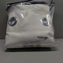 H.VERSAILTEX White Curtains for Sliding Glass Door Room Divider Curtains Noise Reduce Barrier Privacy Curtain Panel Portable Window Screen Sliding Partition, W120 x L96 inches/8' Tall by 10' Wide