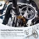 84005207 793880 Camshaft - for B&S 793880 793583 792681 791942 795102 Cam Replacement Kit with 795387 Oil Seal Ring and 697110 Crankcase Gaskets