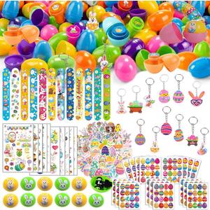172 Pack Easter Egg Fillers,Easter Basket Stuffers for Kids Boys Girls, Easter Party Favors Assorted Toys for Easter Egg Hunt,Classroom Prize Supplies,Basket Stuffers Fillers for kids,Party Favors