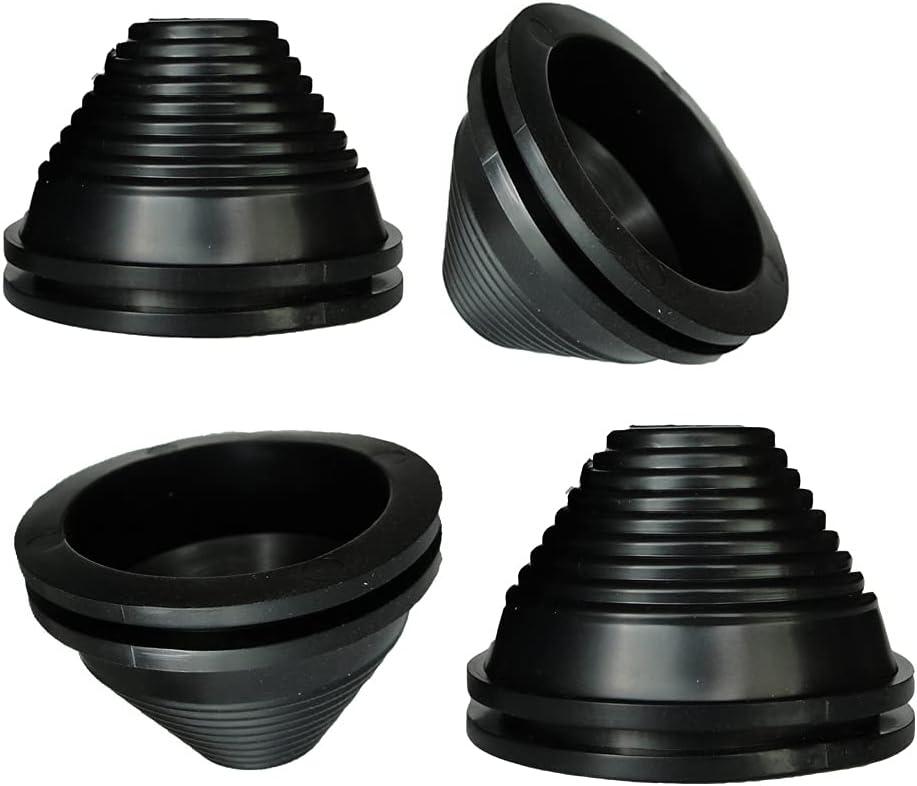 4PCS Firewall Plug Grommet Synthetic Wire Protection, Hole Grommets 2.1" ID 2.3" Drill Hole