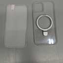 Cavor for iPhone 12 & 12 Pro Case,Compatible with Magsafe,for iPhone 12 Case with Screen Protector with Stand,Stand Protective Magnetic Phone Cover-Clear