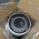 Air Purifier for Home Bedroom, AromaRoom H13 HEPA Air Filter For Smoke Pollen Dander Hair Smell Air Cleaner, 3-in-1 Filter with Sleep Mode, Quiet Air Cleaner For Pets, Home, Baby Room (White)