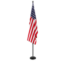 SENZHIYI Indoor Telescoping Flag Pole with Base 6FT-8FT,Aluminum Commercial Indoor Flagpole with Black Ball Top Finial,Heavy Duty Indoor Flag Pole Kit for Office School City Hall
