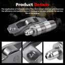 16 Pcs Rocker Arm and Lifter Kit Compatible with Dodge Ram 1500 4.7L/3.7L 2002-2012 Dakota Durango Nitro Jeep Grand Cherokee Commander Liberty Chrysler Aspen Replaces 53020742AC
