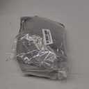 Bassinet Mattress Pad Cover Waterproof, Fits 13" x 30" UPPAbaby Bassinet & Snoo Smart Sleeper Baby Bassinet, Ultra Soft Breathable, White and Grey