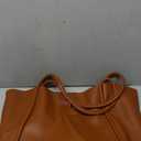 KKXIU Tote Bag for Women Vegan Leather Shoulder Purse Large Capacity Travel Bag (Brown)