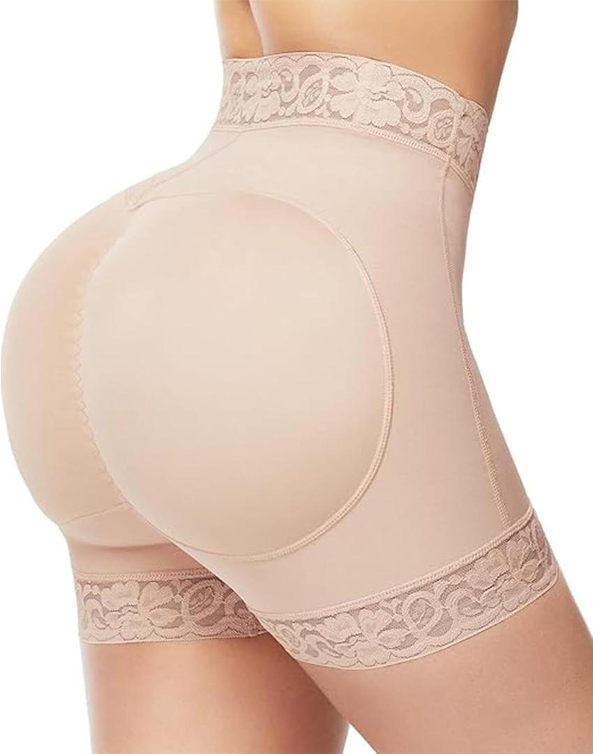 Lover-Beauty Butt Lifter Panties Faja Shorts Hip Enhancer Tummy Control Butt Lifting Shapewear (Small)