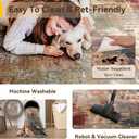 Washable Area Rugs 2'x3' Non-Slip Modern Abstract Soft for Living Room Entryway Bedroom Nursery, Print Pattern, Brown Rust Red Green Blue Multi