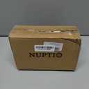 NUPTIO Candlestick Holders for Home Decor: Set of 3 Wood Taper Candle Holders for Thanksgiving Table Centerpieces - Mid Century Modern Caramel (Brown)