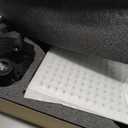 KENES Square Rainfall Shower System Faucet Set, Brushed Nickel Rain Shower Head and Handle Set, 10 Inch Stainless Shower Head with Handheld Spray (Shower Valve Included), LJ-6026A