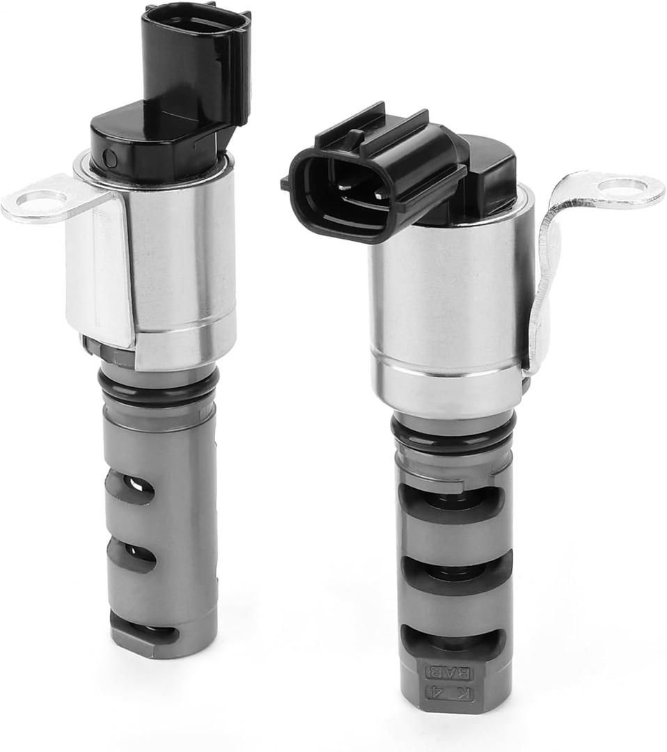 2PCS Engine Variable Valve Timing (VVT) Solenoid Intake Exhaust Compatible with Lexus ES300h GS200t Toyota Avalon Camry Corolla Highlander Scion iM tC Replacement for 15330-0T010 19185637