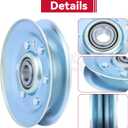 GELASKA 30234 Heavy-Duty V-Idler Replaces Dixie Chopper 30234, Toro 65-5940, 64-5940 for Toro Z255, Z253 Z Master, 30144, 30145, 30146, 30564, 30162, 30564TE, 74208, 30662 Side Discharge Mowers