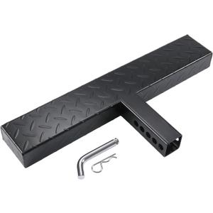 Hitch Step Anti Slip and Rust Towing Bumper Guard for Most Car SUV Truck Pickup with Pin Fit 2 Receiver, 23.5 Length