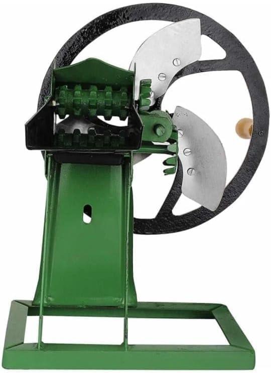 Mini Toka Saag Cutting Machine for Raw Saag, Palak and Leafs, Green Vegetable Chopper, Iron Material, Green