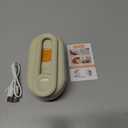 SteamCat 3 in 1 Cordless Cat Grooming Brush, Built-in Lithium Battery, Silicone Massaging, Removes Static & Pet Hair, for Cats & Dogs (White)