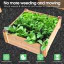 Harmiden 2 Pack Recycled Rubber Mulch Mat Roll Black Permanent Mulch Walkway Pathway for Landscaping Outdoor 8' x 2' (EXP 11/12/26)