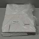 RLAVBL 12x9x3 Shipping Boxes Set of 6, White Corrugated Cardboard Box for Packing, Mailing, Business