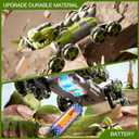 8WD Remote Control Car, 2.4GHz Remote Control Dinosaur for Boys 4-7,Suitable for Children Aged 8-12, Children's Birthday Gift Recommendation (Green)