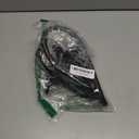 SAIJI Gooseneck Phone Holder for Bed Overall Length 38.6 Flexible Leather Wrapped Arm Overhead Cell Phone Mount Stand with 360 Adjustable Clamp Clip, Compatible with All 4-7 Cellphones (Black)