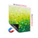 HOMETITUTE Dishwasher Magnet Cover 23x26 Inch Meadow Wildflowers Pattern