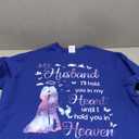 Widow Shirt, Grief To Husband, Husband Is My Guardian Angel Pullover Hoodie (Small, Black)