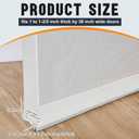 2 Pcs 36 Inch Door Storm Bottom Sweep for Seal,White