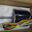 5KCP39LGS093S Furnace Blower Motor with 10µF Capacitor, 1/2 HP 115V 1075 RPM, 48Y Frame, Replacement for GE Genteq 5KCP39LGR668AS, 5KCP39LGM301AS, Carrier HC43AE117, HC43AE117A