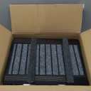 Upgraded Dog Ramp for Couch & Bed, Foldable Small Dog Ramp for Sofa Stairs, 4 Adjustable Height from 10'' to 20'', Aluminum Portable Stable Pet Steps with Non-Slip Pad, Up to 35 lbs