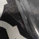 Smiry Rectangle Picnic Table Cover, Waterproof Elastic Fitted Camping Tablecloths for 6 Foot Tables, Wipeable Flannel Backed Vinyl Tablecloth Protector for Indoor, Outdoor (Black, 30x72 Inches)