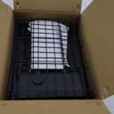 Large Dish Drying Rack for Kitchen Counter, Detachable Large Capacity Dish Drainer Organizer, 2-Tier Dish Racks with Utensil Holder, Black