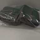 2PCS Car Trash Can with Lid + 60PCS Garbage Bags,Mini Trash Can Interior Accessories for Door/Seat/Center Console/Home/Office,Multifunctional Car Organizers and Storage (Black)