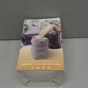 Sunany Inflatable Foot Rest Pillow for Travel, Kids/Adults Airplane Travel Pillow-Adjustable Height Cushions,for Kids to Sleep While Traveling,Suitable for Office, Home and Any Travell (1 Pack) (Grey)